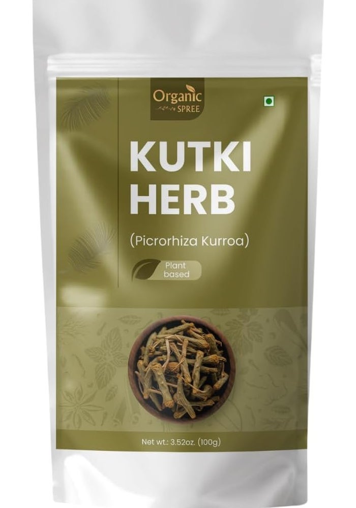 Organic Spree Kutki Herb 100gm - Pure Picrorhiza Kurroa - Image 1
